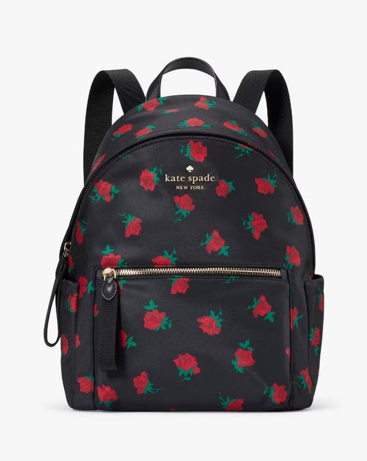 Kate Spade Chelsea Rose Toss Print MD Backpack