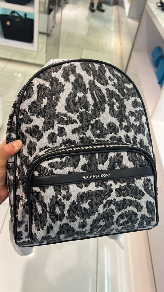 Michael Kors Bex MD Leopard Logo Backpack