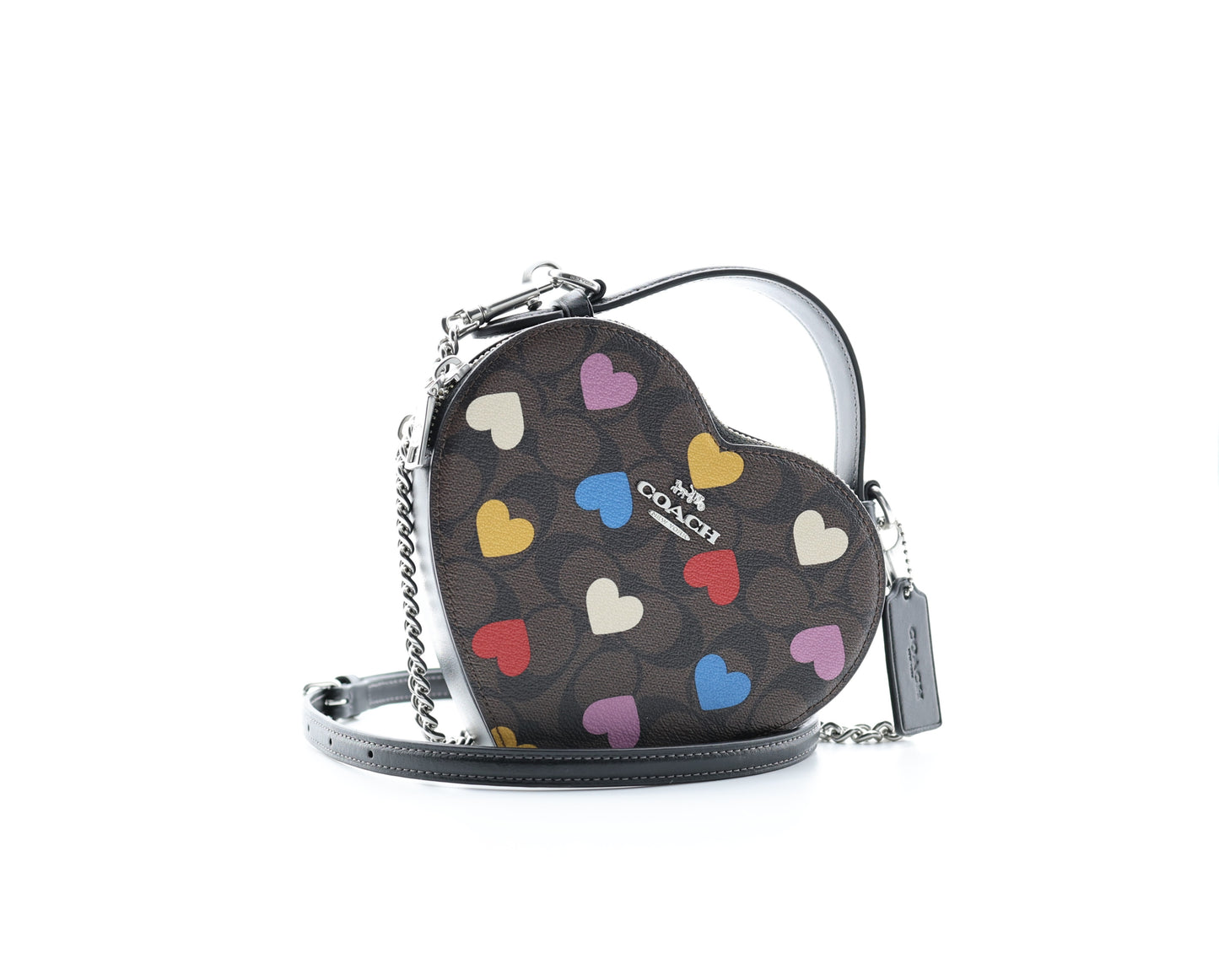 Coach Heart Monogram Crossbody