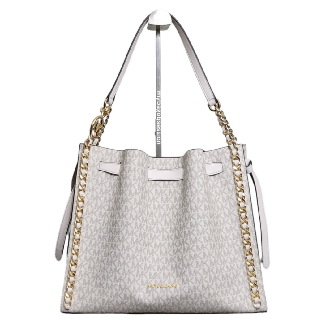 Michael Kors Mina Logo LG Shoulder Bag