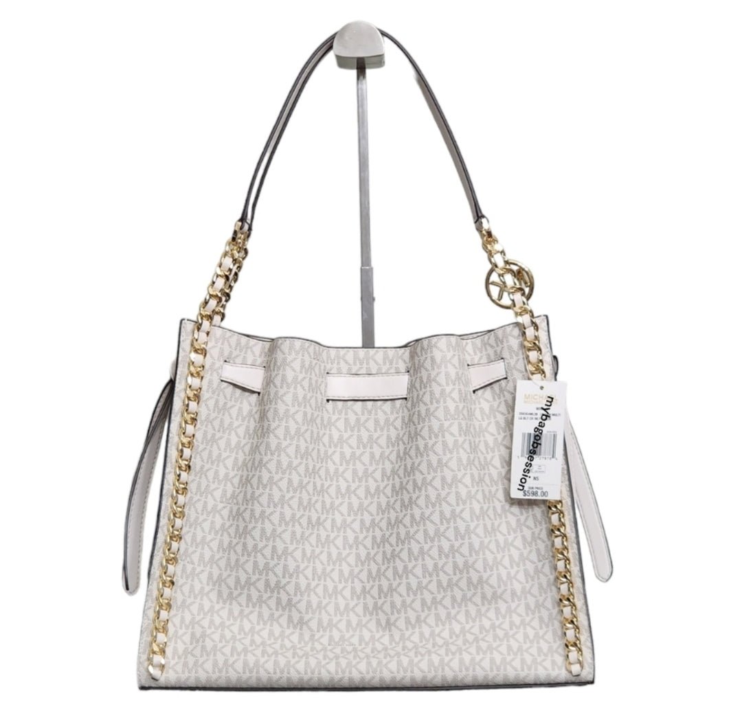 Michael Kors Mina Logo LG Shoulder Bag