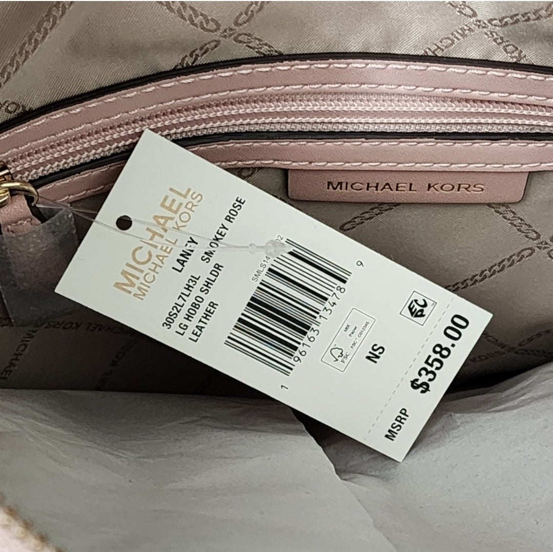 Michael Kors Laney Hobo LG Shoulder Bag Pink