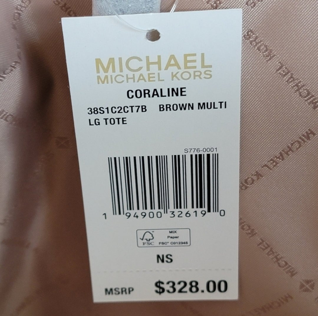 Michael Kors Coraline Logo LG Shoulder Bag