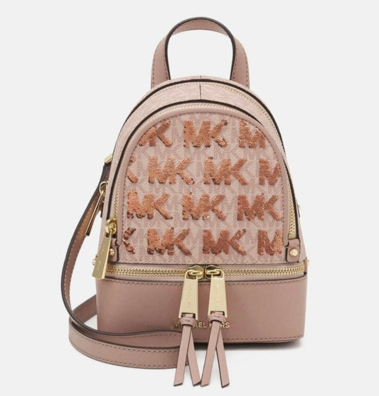 Michael Kors Rhea Logo XS Backpack Pink