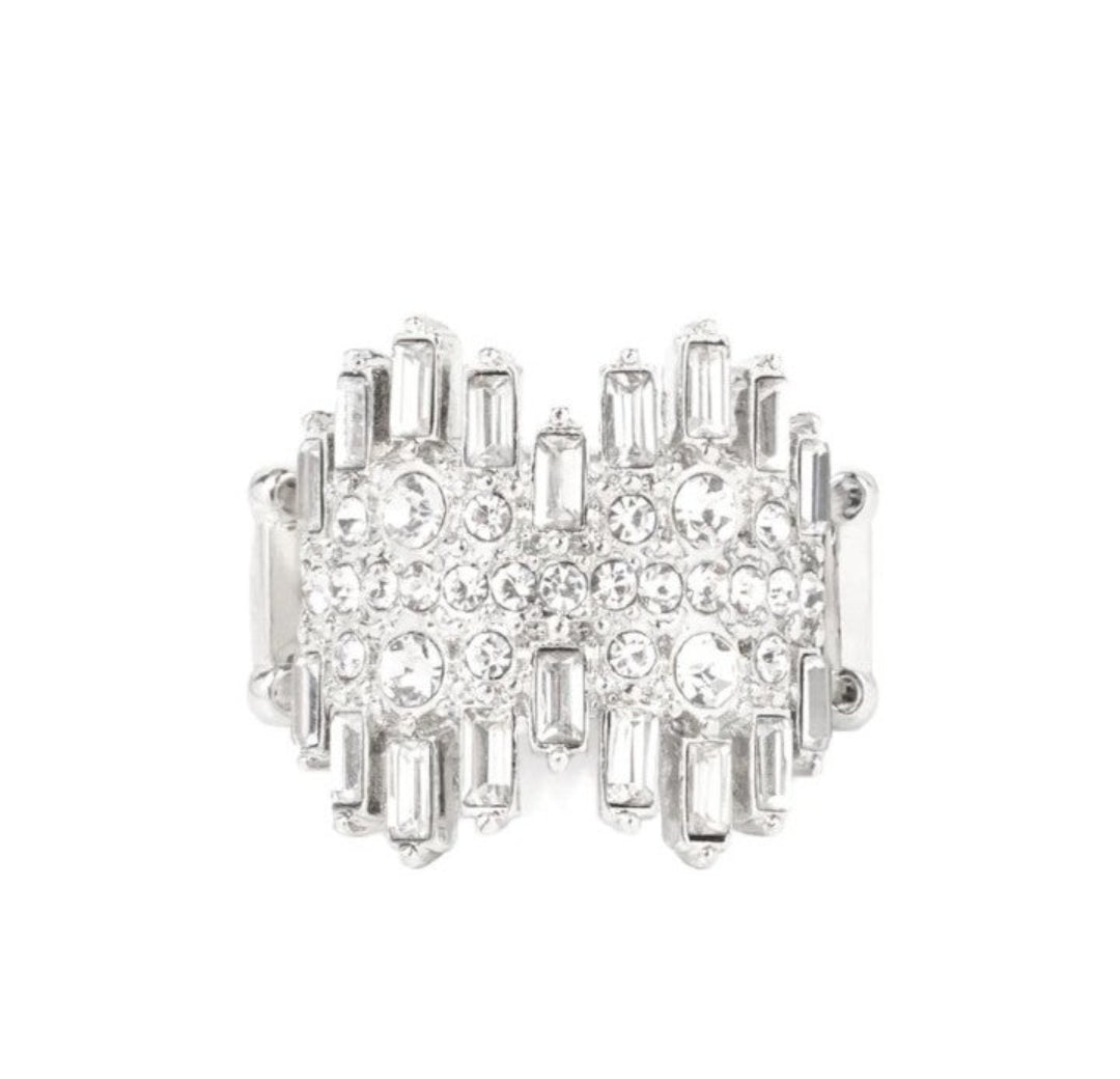 Paparazzi Urban Empire White Ring