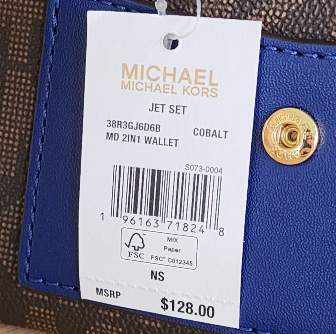 Michael Kors Jet Set Logo MD 2in1 Wallet