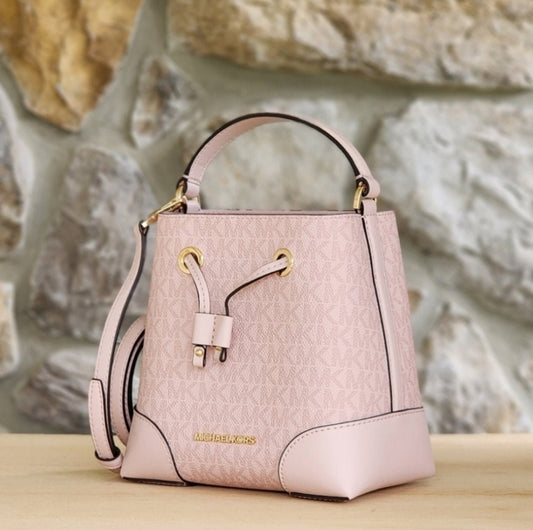 Michael Kors Mercer Logo SM Crossbody Pink