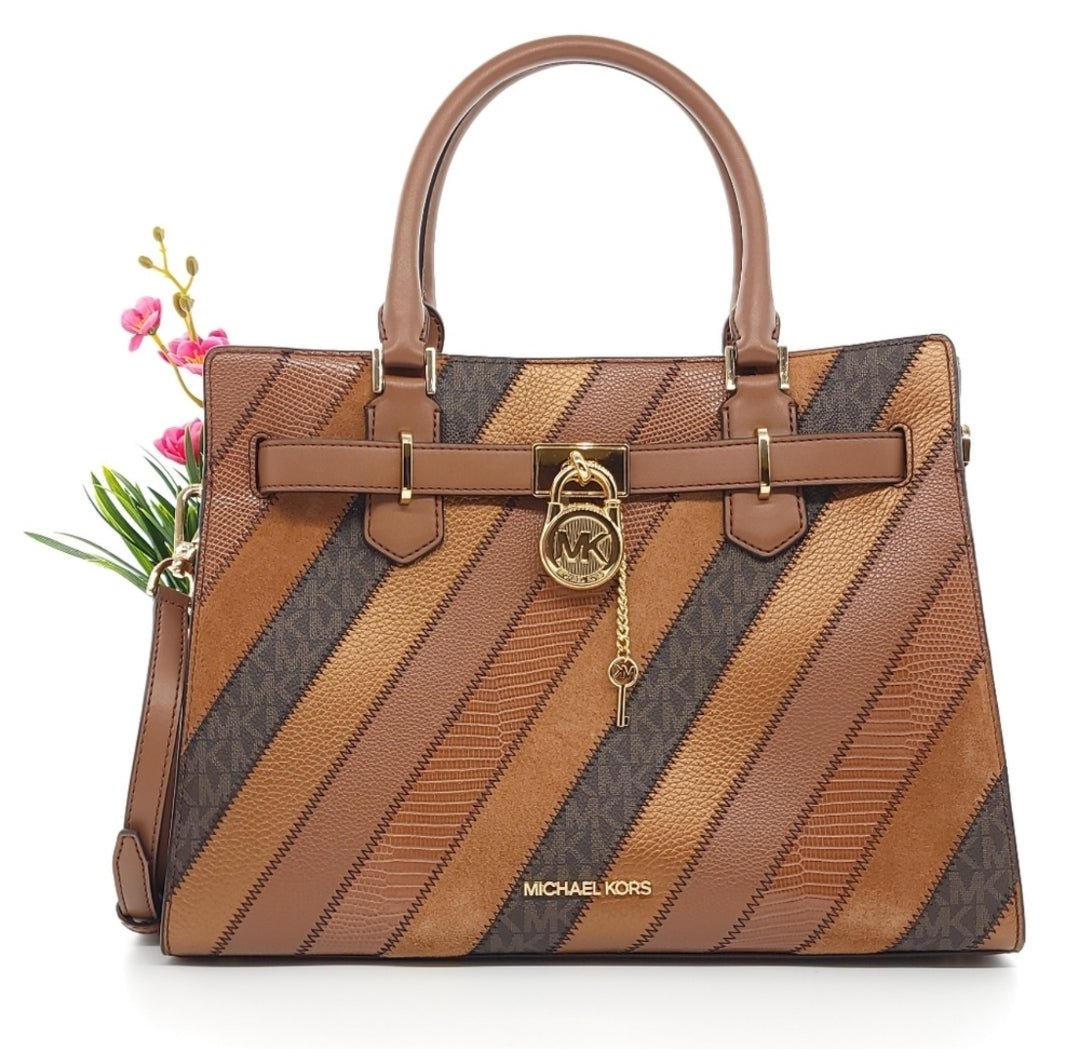 Michael Kors Hamilton MD Satchel Brown