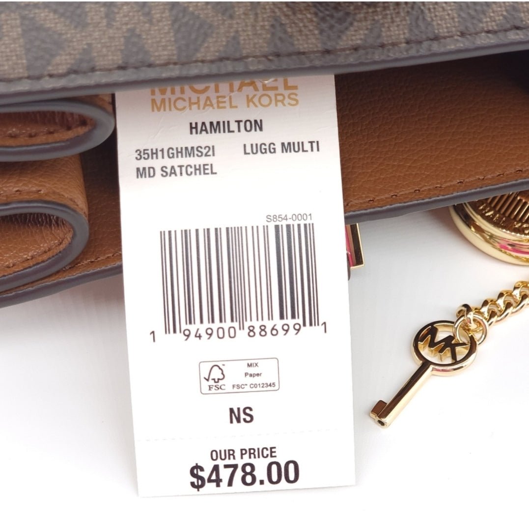 Michael Kors Hamilton MD Satchel Brown