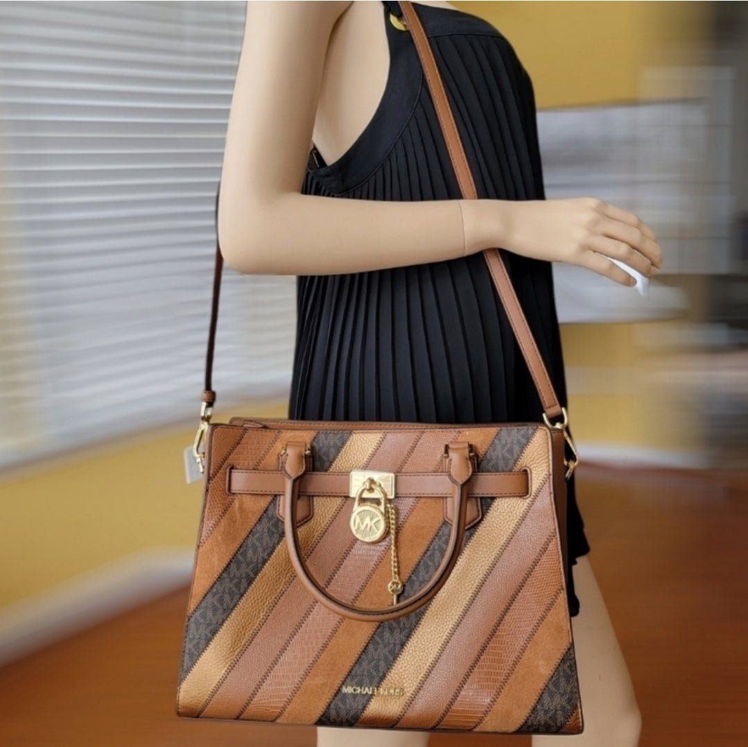 Michael Kors Hamilton MD Satchel Brown