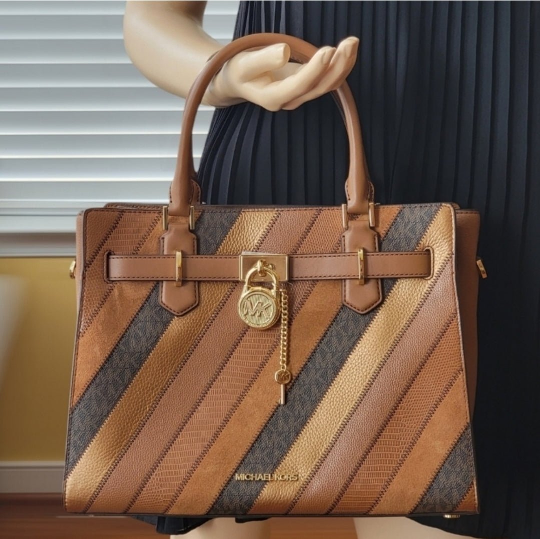 Michael Kors Hamilton MD Satchel Brown