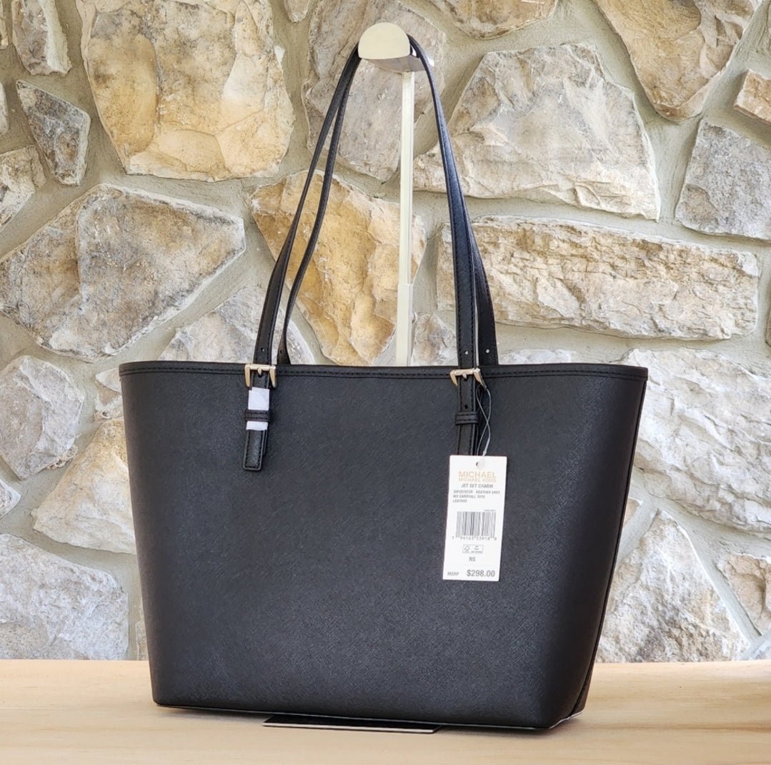 Michael Kors Jet Set MD Tote Black