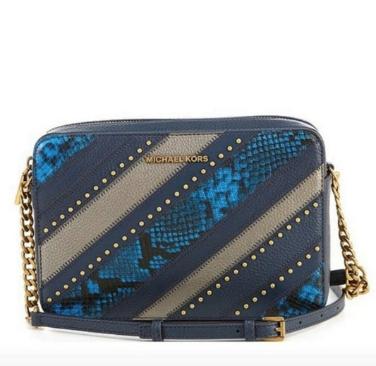 Michael Kors Jet Set EW LG Crossbody Blue