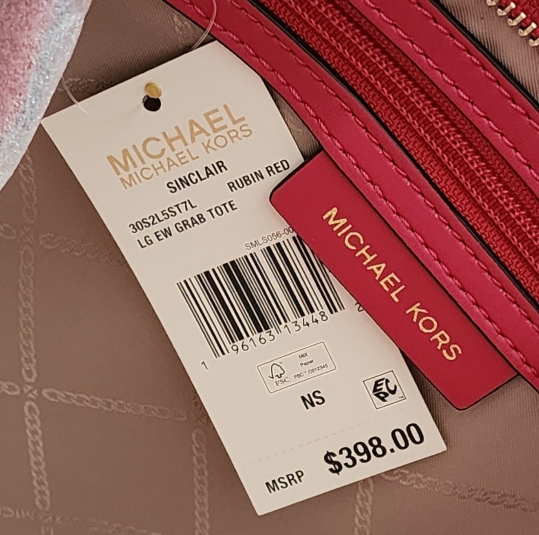 Michael Kors Sinclair Embossed Logo Tote SET