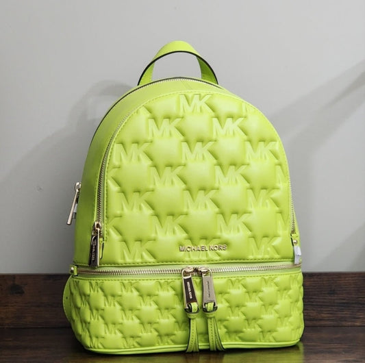 Michael Kors Rhea Embossed Logo MD Backpack