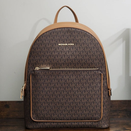 Michael Kors Adina Logo LG Backpack Brown