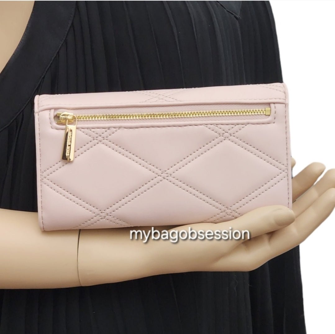 Michael Kors Jet Set LG Trifold Wallet Pink