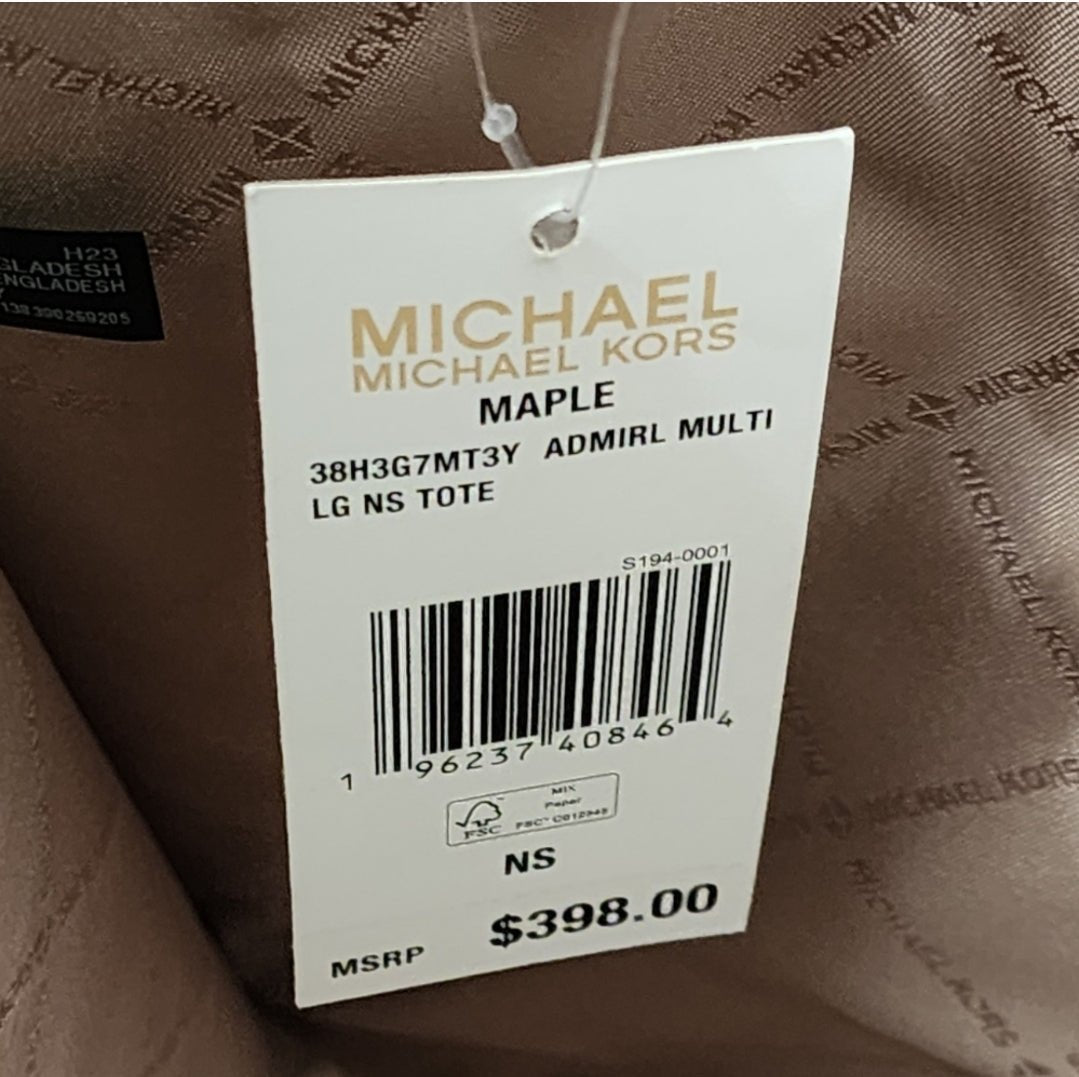 Michael Kors Maple Logo LG Tote Blue