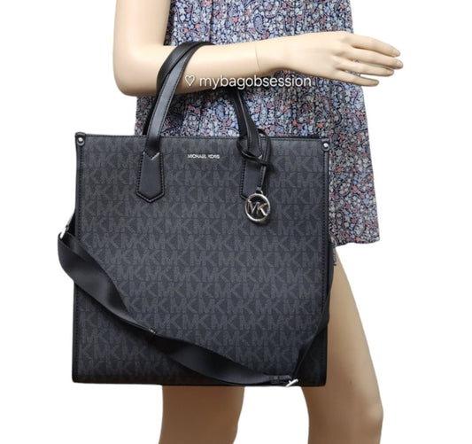 Michael Kors Maple Logo LG Tote Black