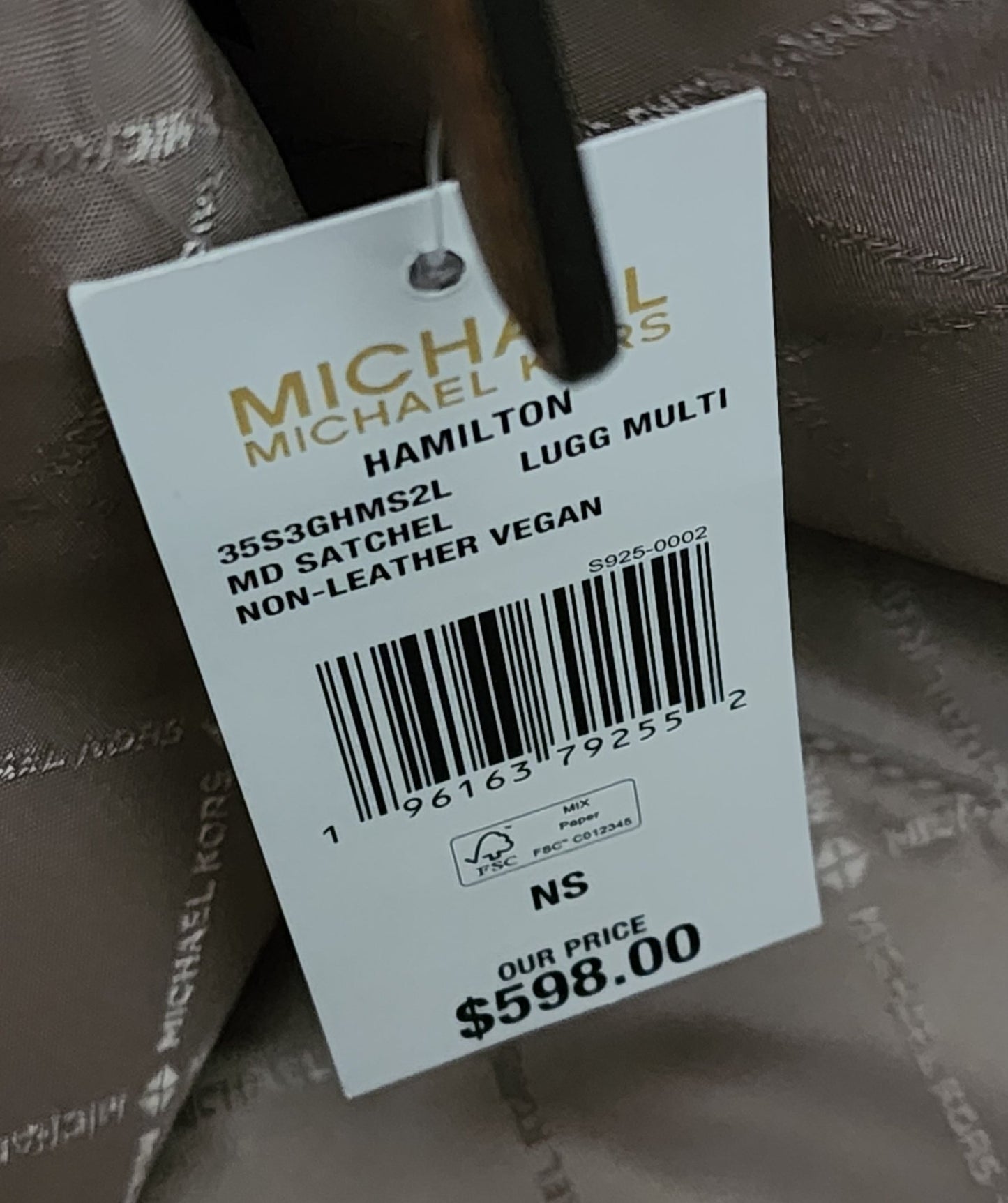 Michael Kors Hamilton MD Satchel Brown